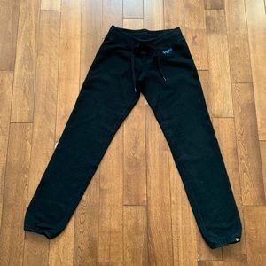 TNA Black Fleece Fitted Sweatpants